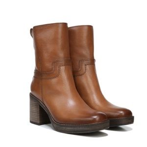 Brown leather boots - Franco Sarto
